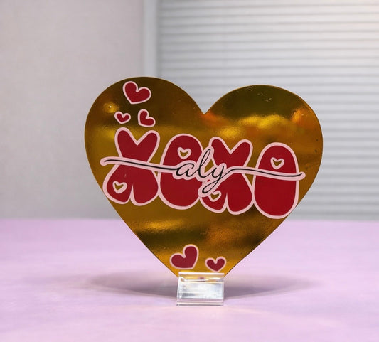Acrylic Heart Keepsakes